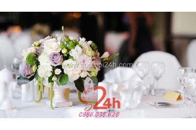 Dịch vụ cưới hỏi 24h trọn vẹn ngày vui chuyên trang trí nhà đám cưới hỏi và nhà hàng tiệc cưới | Trang trí tiệc cưới 